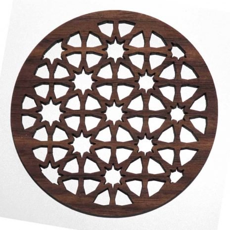sacred geometry pattern coaster